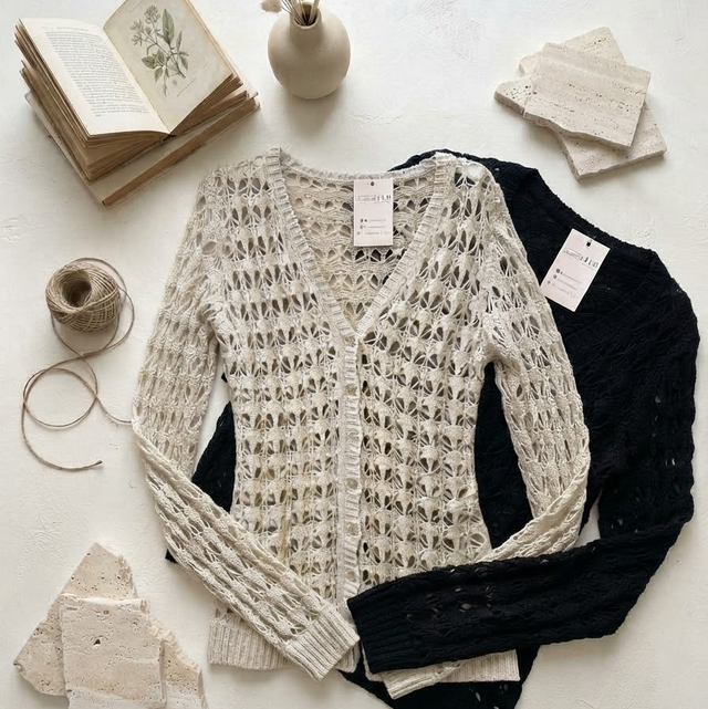 Cardigan Traforato