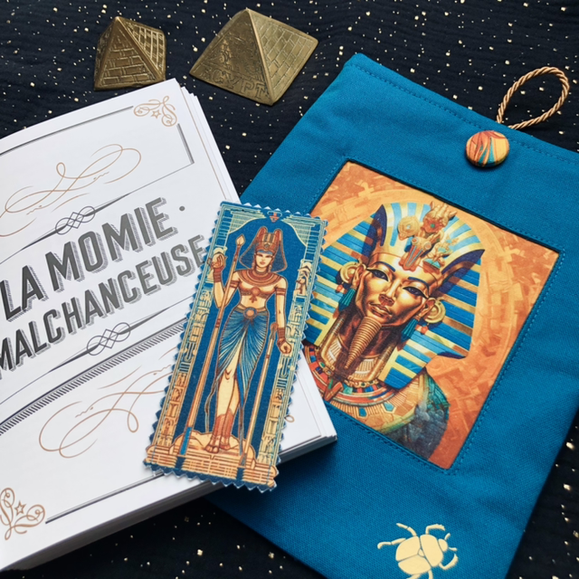 Pochette à livre broché - La malédiction du pharaon 