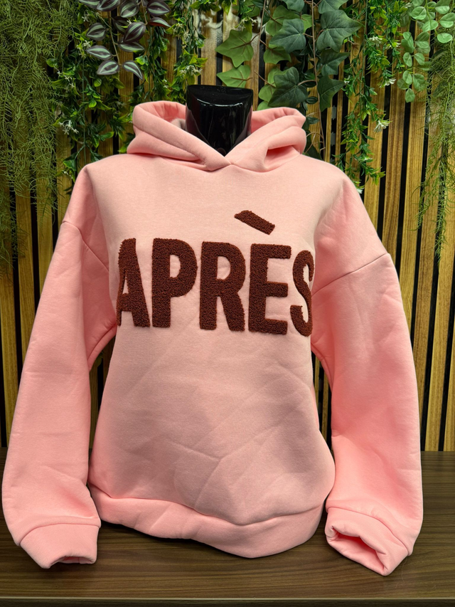 Hoodie Après - Licht roze