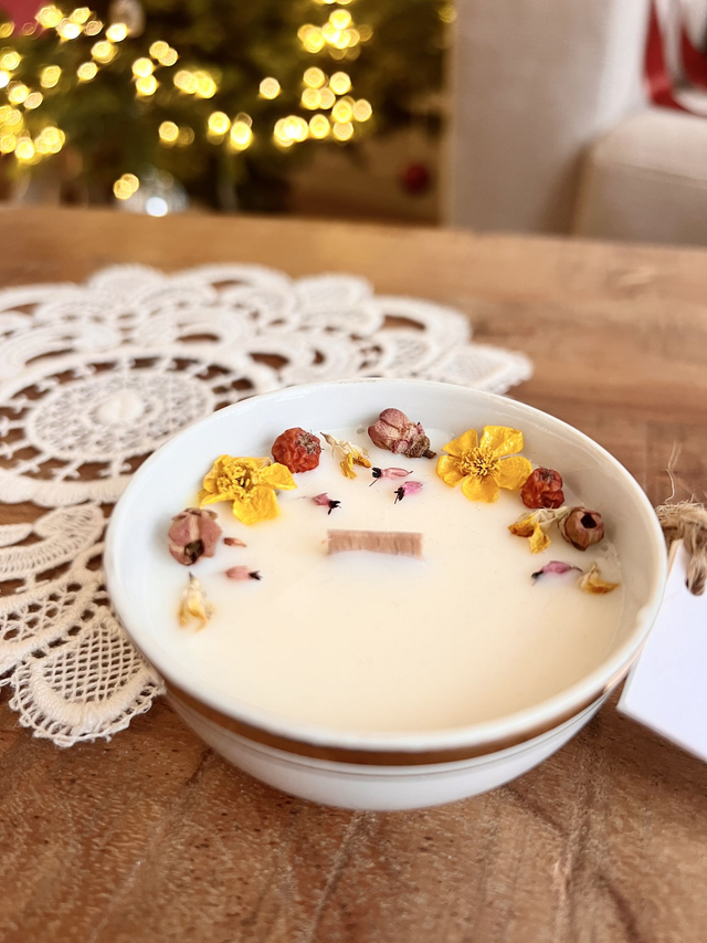 đ Bougie Sucreries - tasse Ă thĂ© "double liserĂ© or"