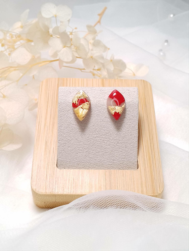 Boucles d'Oreilles "Goute d'Eclat Vibrant"