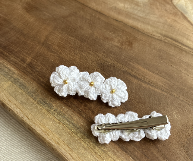 Barrette fleurs