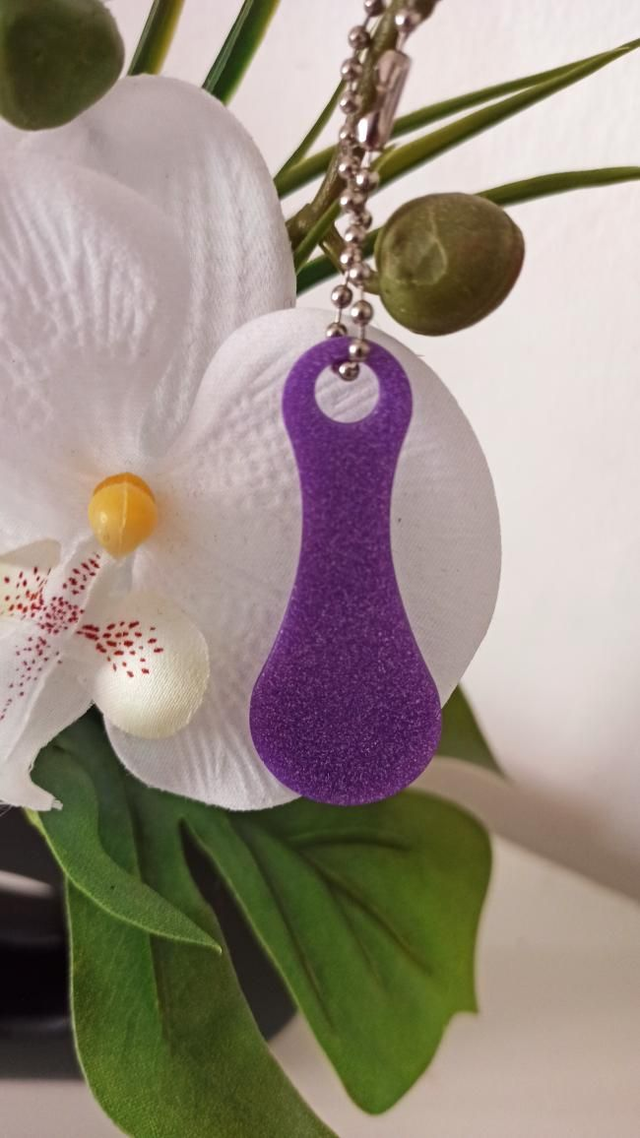 Porte clé jeton de caddie JET019