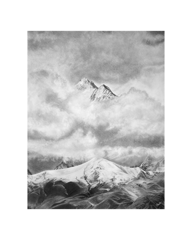 "Double apparition" - tirage 40 x 50 cm  