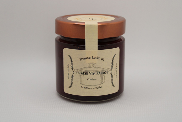 Confiture Fraise - Vin Rouge