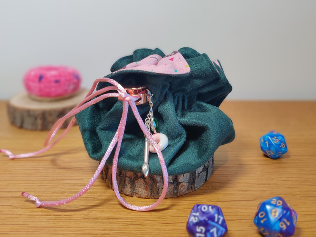 Little Sapphire - Jester inspired dice bag