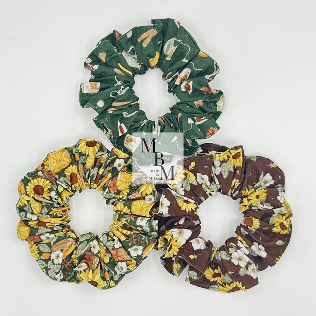 XL Luxury Scrunchie - Cinnamon Spice Collection