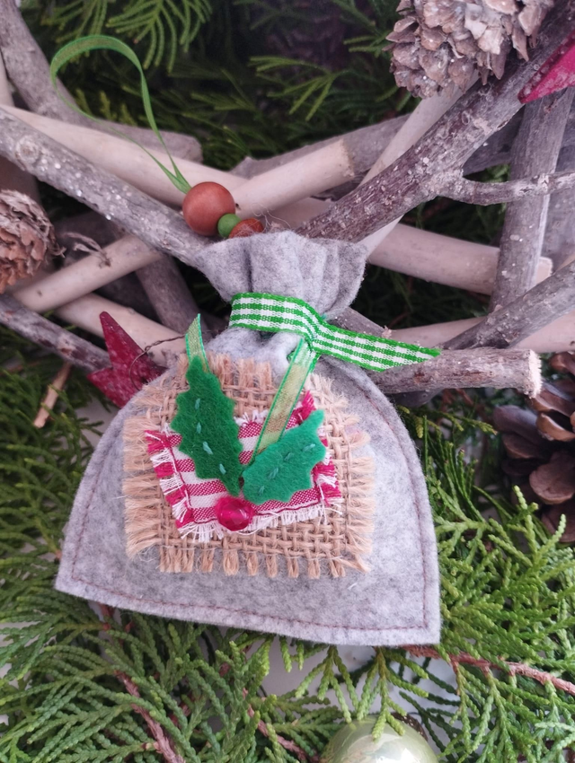 Décoration de Noël Feutrine - Mini hotte