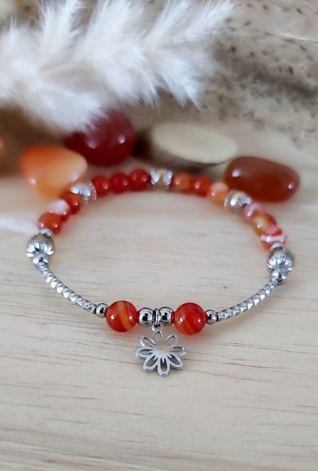 Bracelet Cornaline "Vitalité"