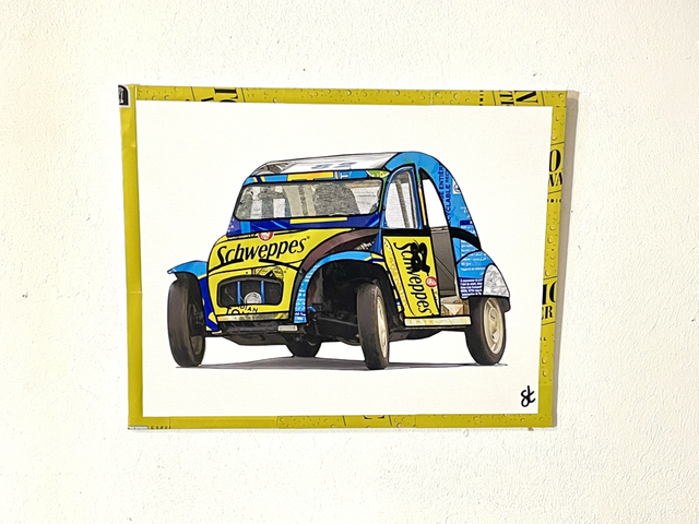 Tableau personnalisé 2cv 