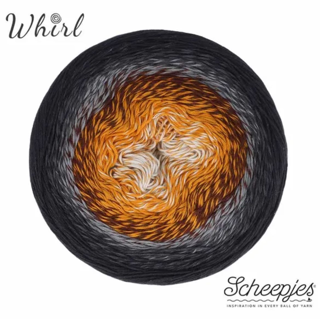 Scheepjes Cotton Whirl 1x1000m - 725 Night Sun 