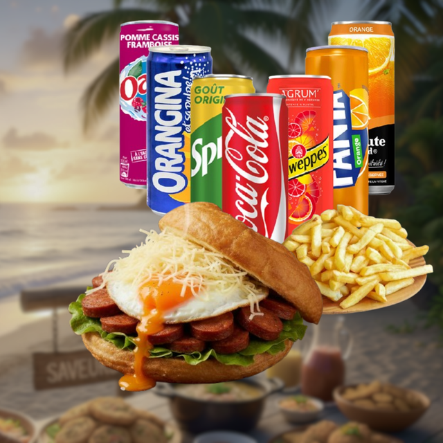 Menu Bokit B9 : Œuf, Merguez, Fromage