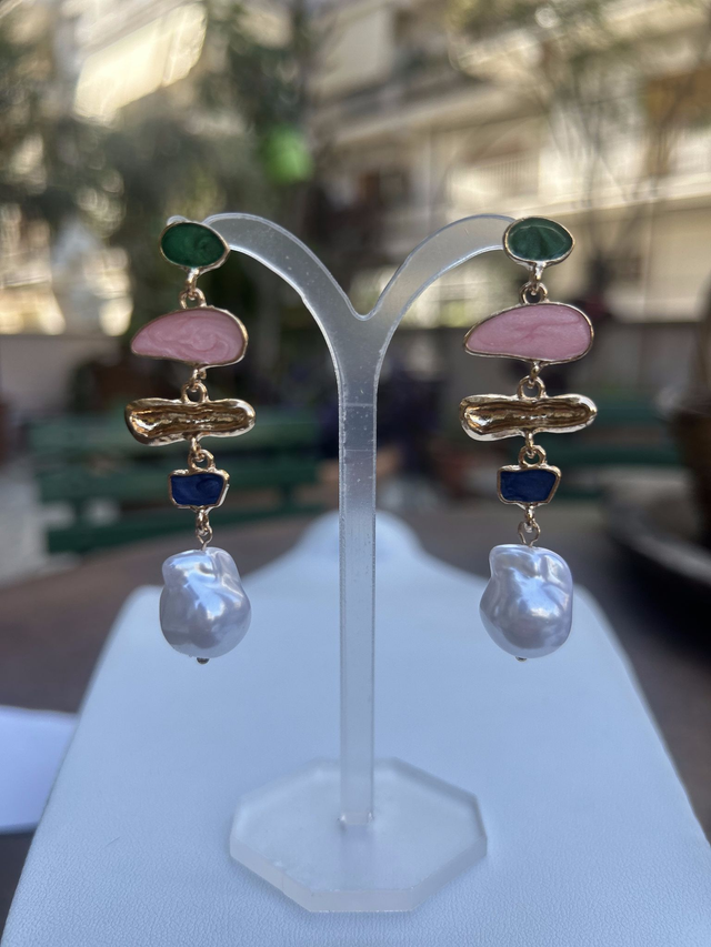 Orecchini con pietre dure 26CC-26