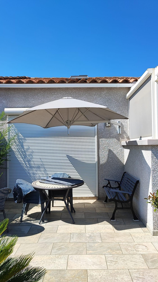 PARAFLEX WALL Rond 3 m - CANVAS