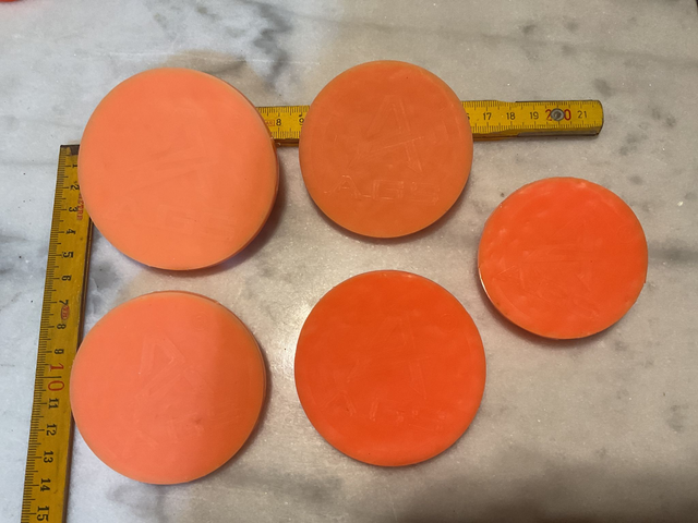 06B45 ... Cible spinner AGS latex pour cible basculante (8+7+7+7+6cm)  