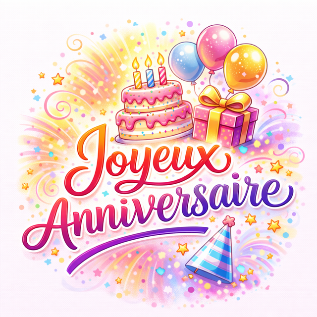 Badge joyeux anniversaire 