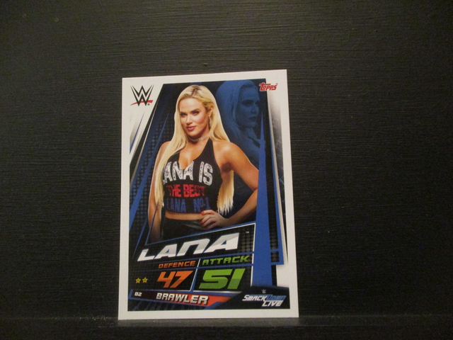 Lana - Smackdown Live Slam Attax Universe Original Trading Card #82