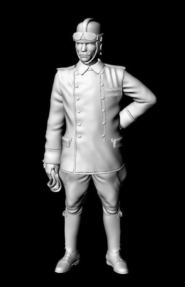 3Dimontis - WW1 German Pilot