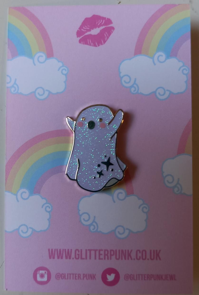 Spilla con illustrazione 