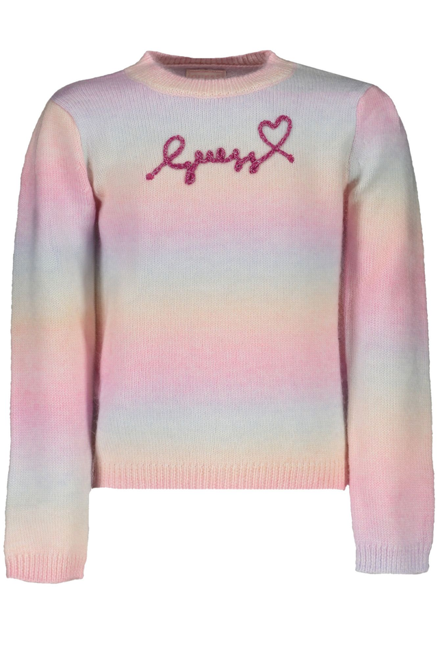 GUESS JEANS MAGLIONE BAMBINA ROSA