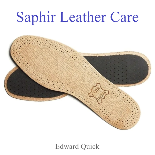 SAPHIR BEAUTE DU CUIR - LUXURY SHEEP LEATHER ON CHARCOAL INSOLES