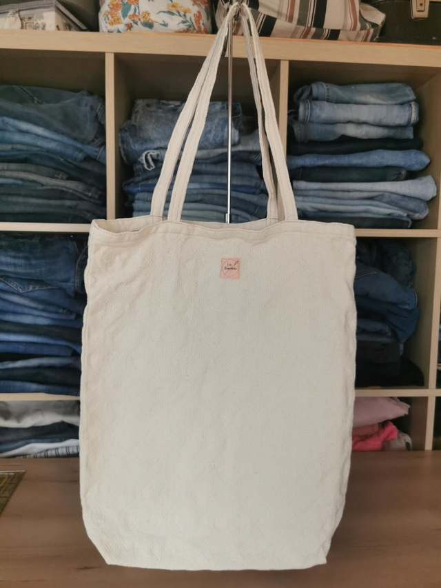 Sac en toile à matelas surcyclée - format Tote bag
