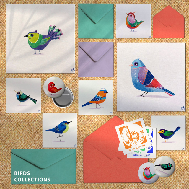 Print Oiseau Excentrique