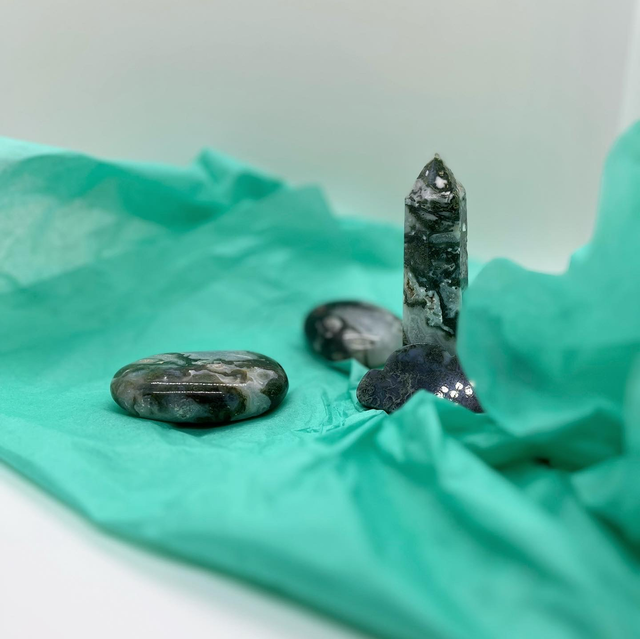 Z- Tour/galets/nuage - Agate mousse