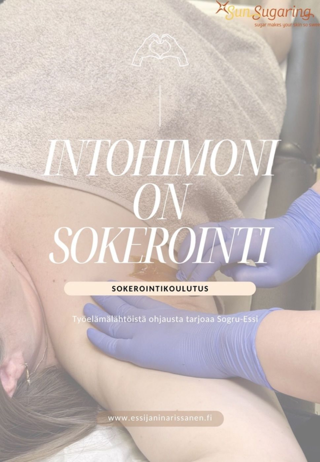 Ryhmäkoulutus la 7.3.2026 klo 9-15 Kuopiossa - opi SunSugaring sokeroinnin ammattilaiseksi 