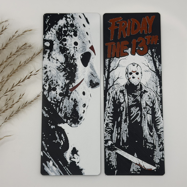 Friday the 13th Jason Voorhees 3D Printed Bookmarks