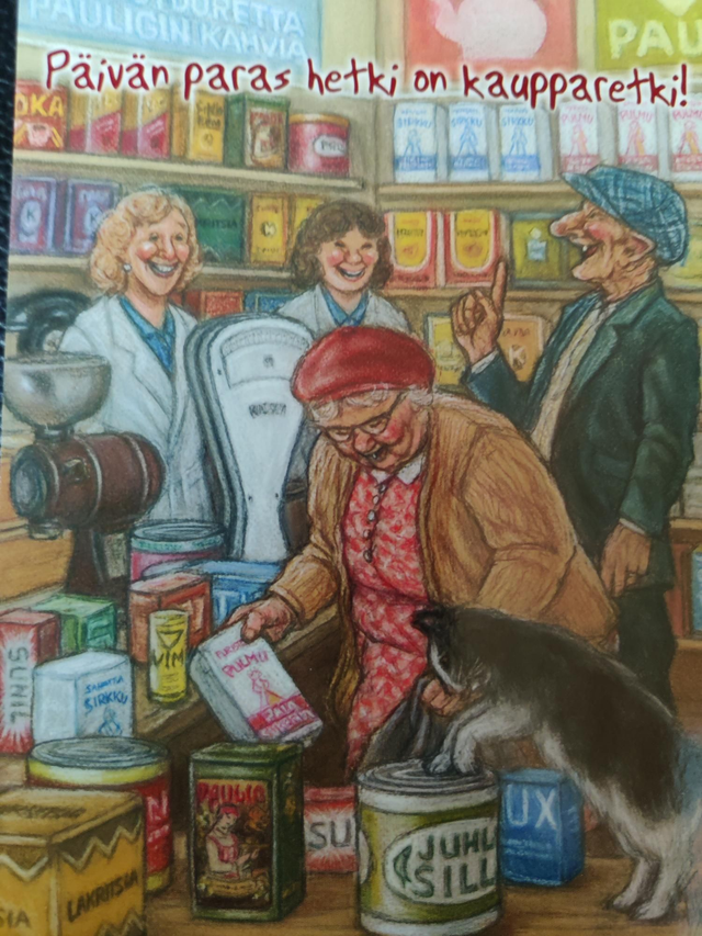 Postikortti Päivän paras hetki...