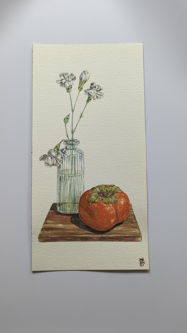 Nature morte au kaki