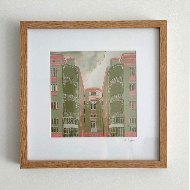 Cadre diorama – Rue d'Astorg