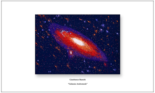 Litografia "Galassia Andromeda"