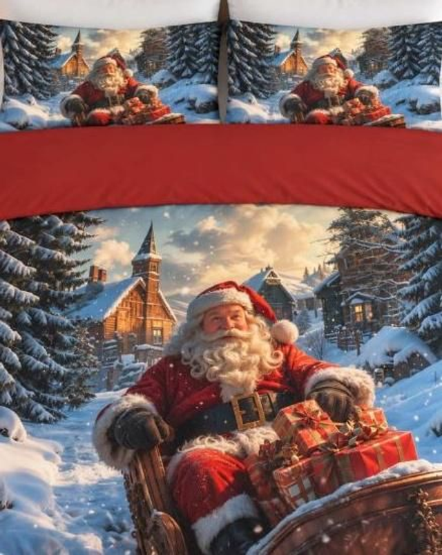 BABBO NATALE
COPRIPIUMINO MICROFIBRA 