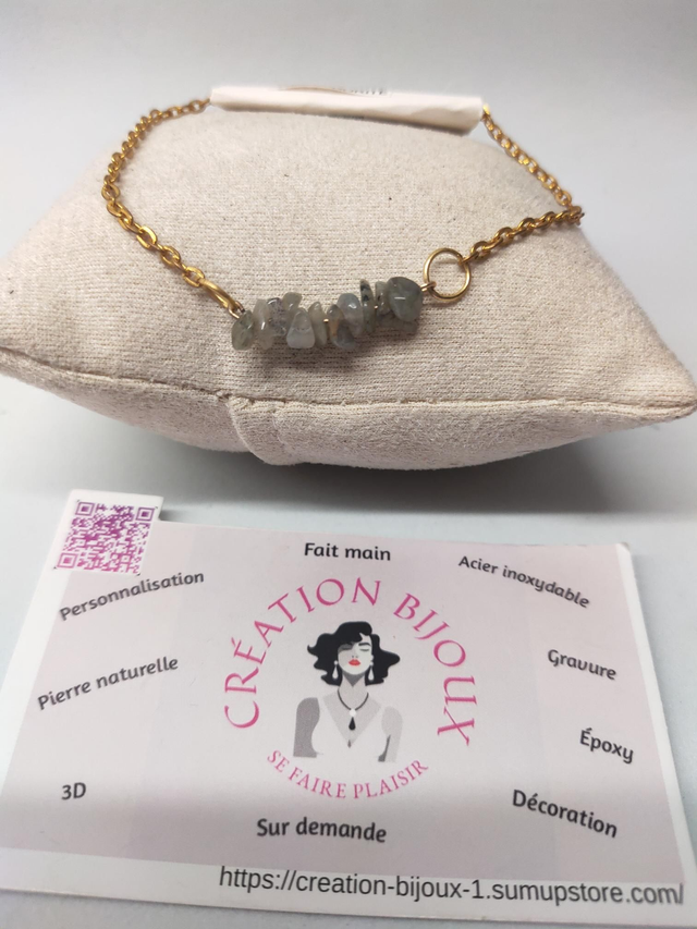 Bracelet labradorite 