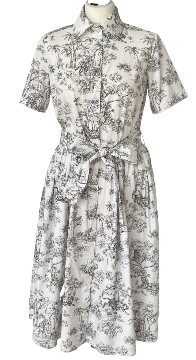 Robe chemise Toile de Jouy 