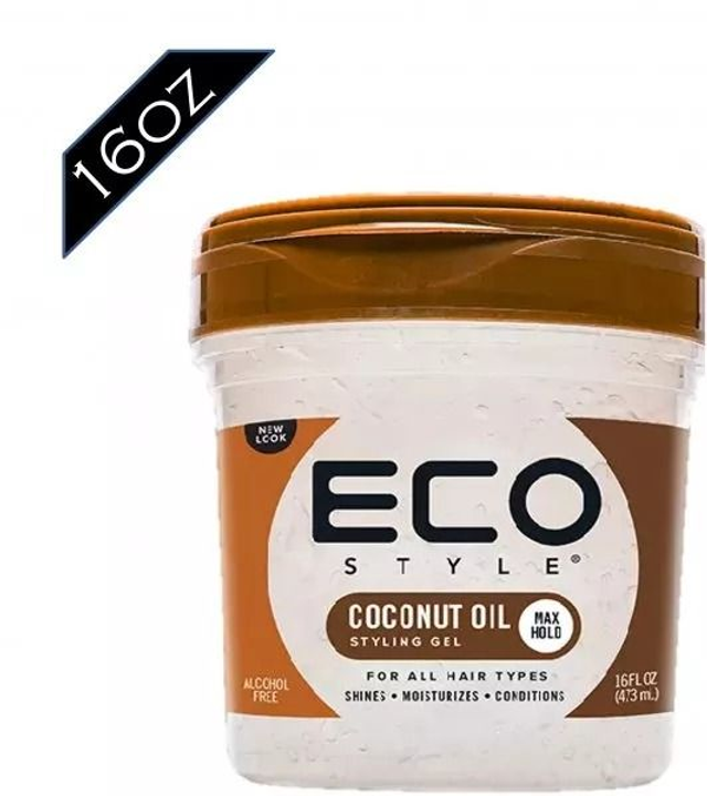 ECO: STYLING GEL - 16OZ COCONUT OIL (114COCA)