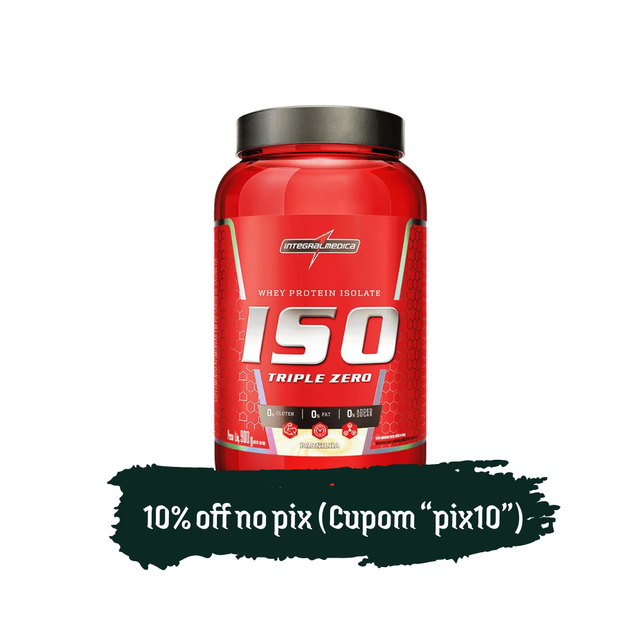 ISO WHEY TRIPLE ZERO 900G INTEGRAL MÉDICA