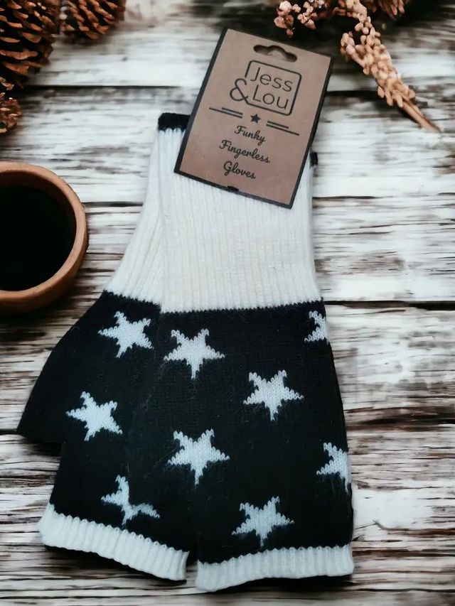 Star Fingerless Gloves