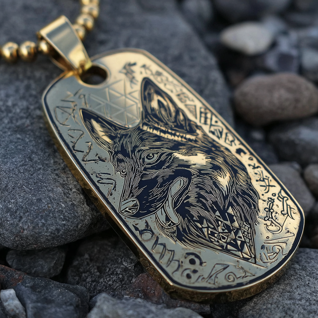 Lasergravierte Dog Tags