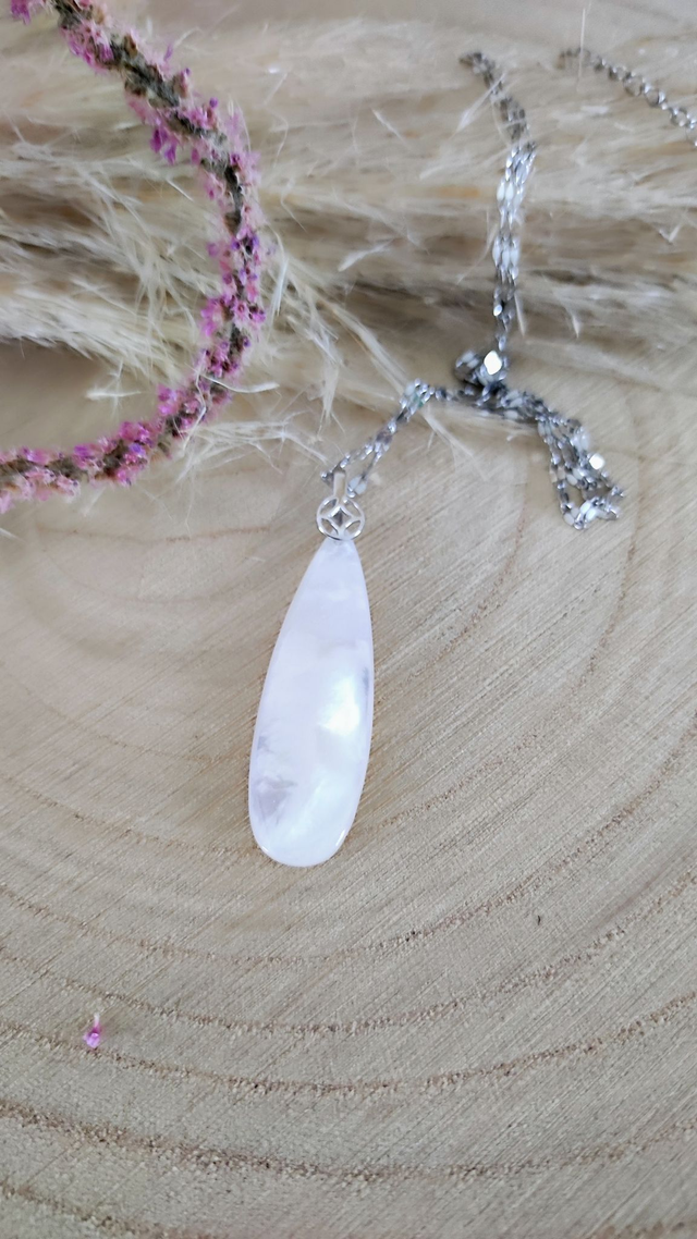 Pendentif Nacre blanche