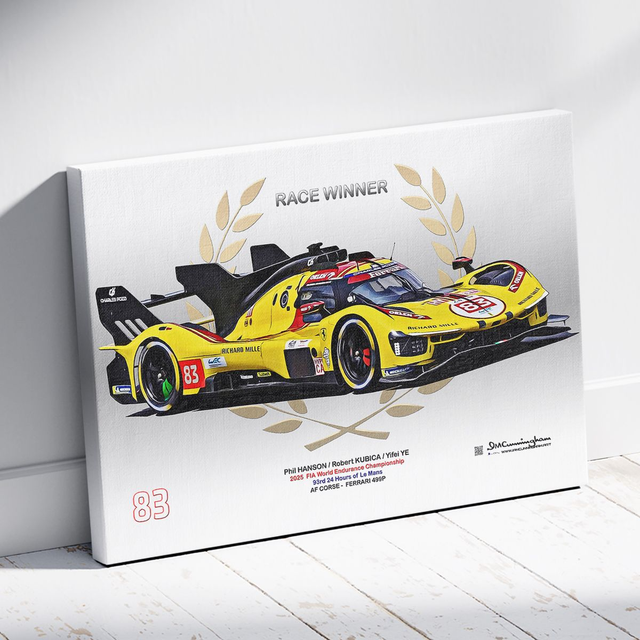 C260105 Ferrari 499P Le Mans Race Winner 2025 AFCorse #83