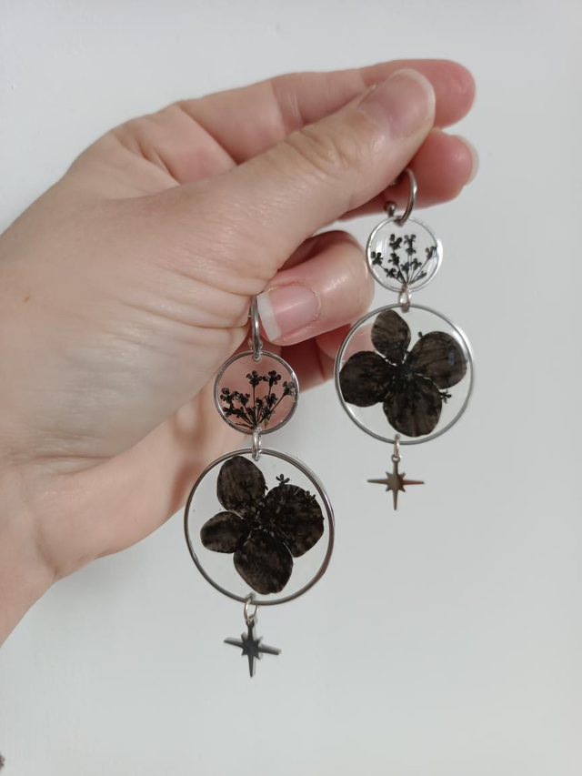 Modèle unique - Fleurs noires