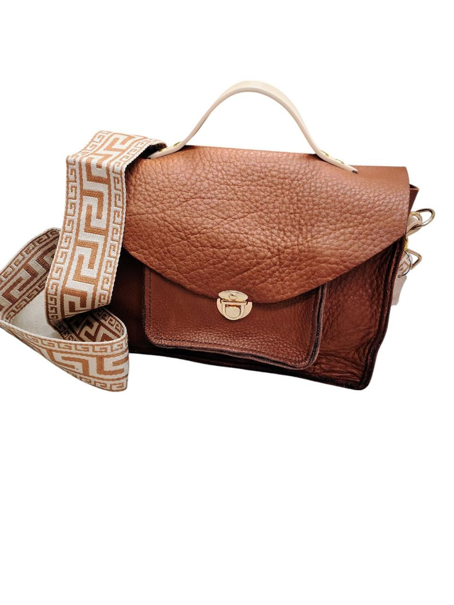 Sac modèle cartable - grain naturel 