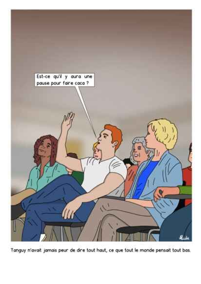 Pause pour faire caca