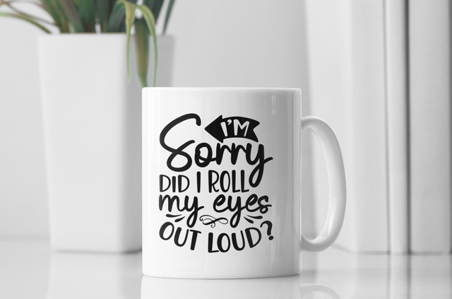 Did my eyes roll Mug