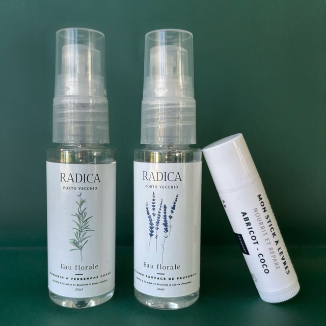 DUO EAUX FLORALES ET STICK A LEVRES