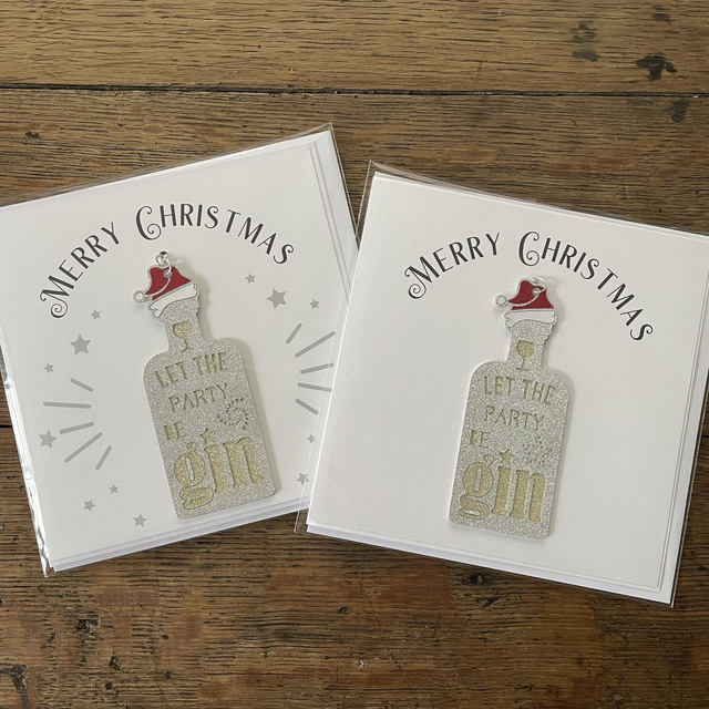 GX6 Let the Party Be gin Card &amp; Decoration