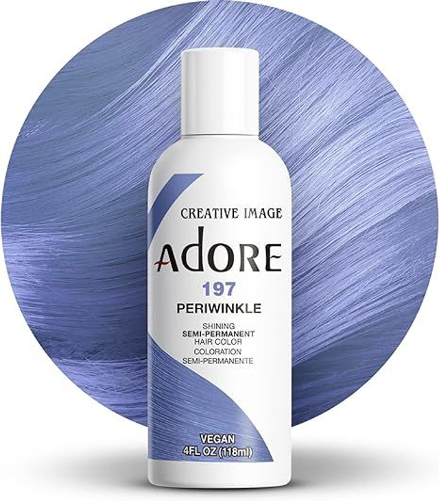 Adore Shining Semi-Permanent Hair Colour 118 ml (197 Periwinkle)